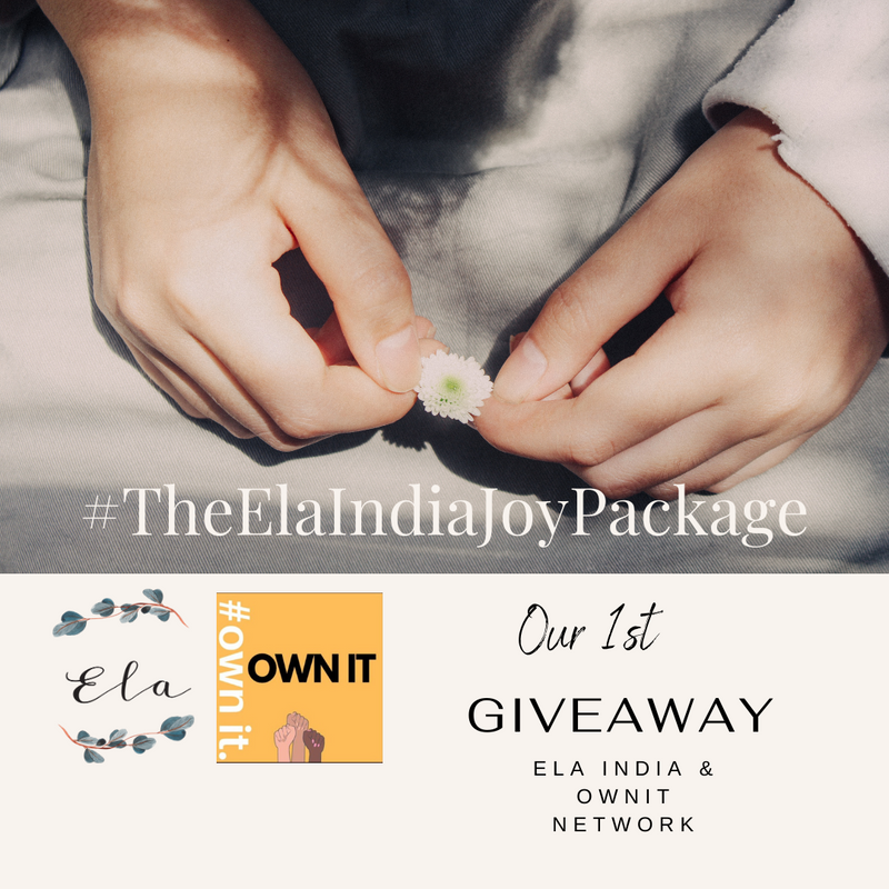 Our 1st Giveaway: The Ela India Joy Package