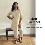 Coord Set in Kora Cotton