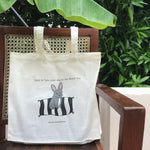 Take your Dog to the Beach Illustrated Tote Bag